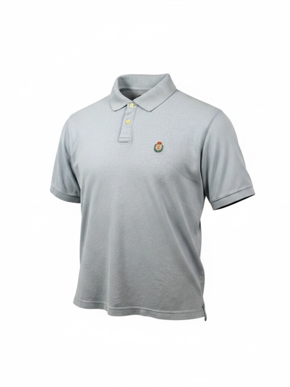 Polo Ralph Lauren Chaps Men Crest Embroidered Polo Shirt Light Blue Classic Fit